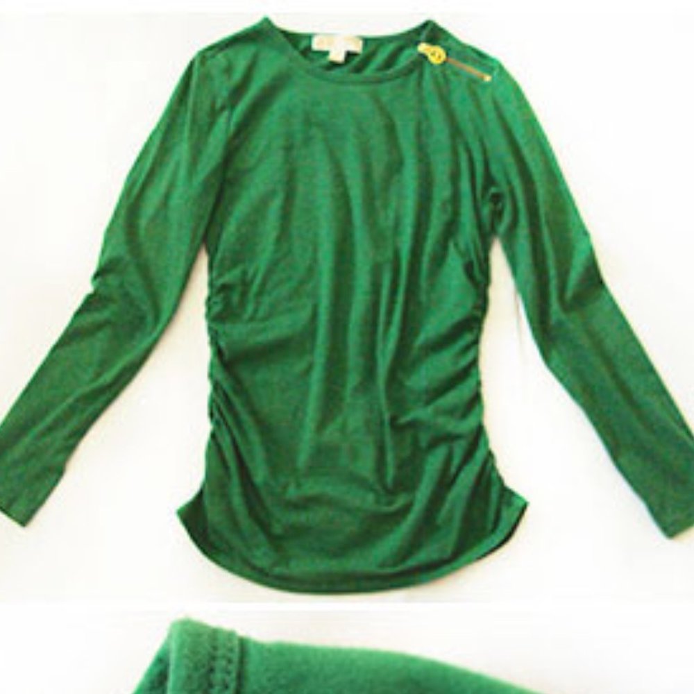Michael Kor green top